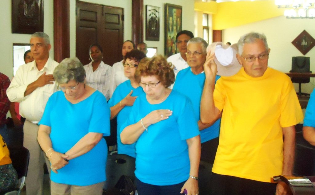 Comitiva de la AARP es recibido en el Ayuntamiento Municipal de Moca